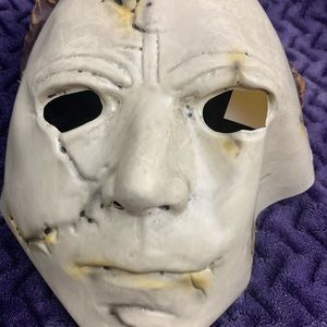 Michael Myers Halloween Face Mask Adult Costume Elastic Band Flexible Plastic